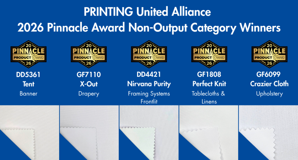 Fisher Textiles Honored with Five PRINTING United Alliance 2026 Pinnacle Awards
